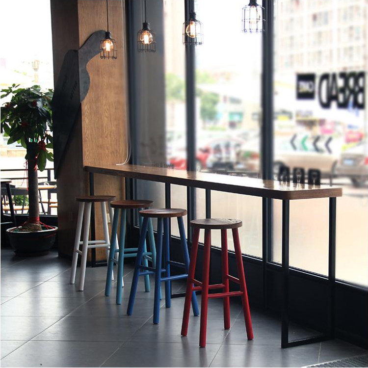 American Country Wrought Iron Cafe Tables And Chairs Solid Wood American Country Wrought Iron Cafe Tables And Chairs Solid Wood Bar Table Against The Wall Window Tall Combination In