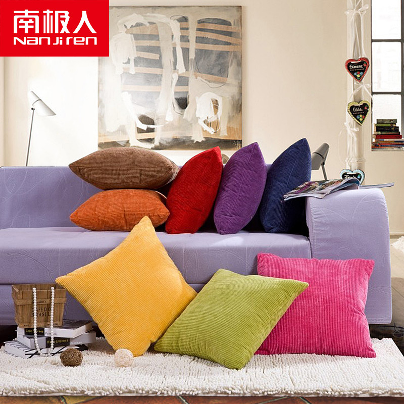 Buy Antarctic Pure Corn Pillow Sofa Bed Backrest Pillow Cover