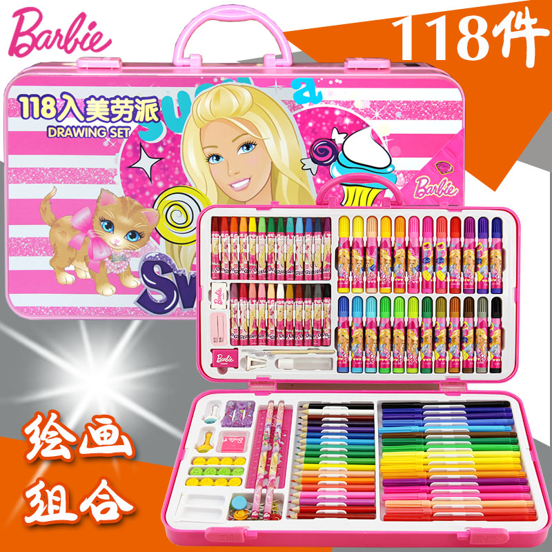 barbie drawing set