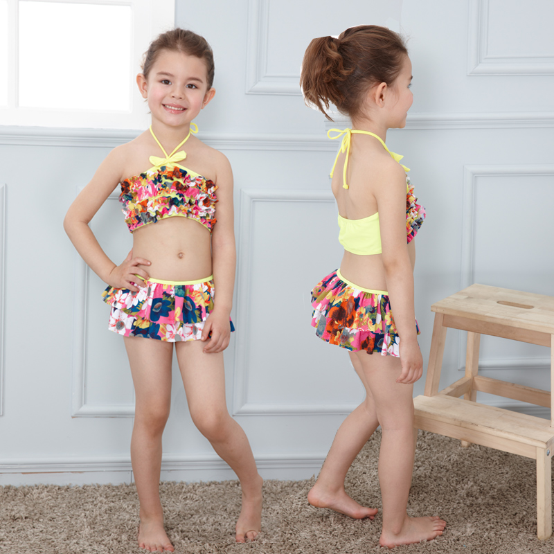 matching children's swimwear