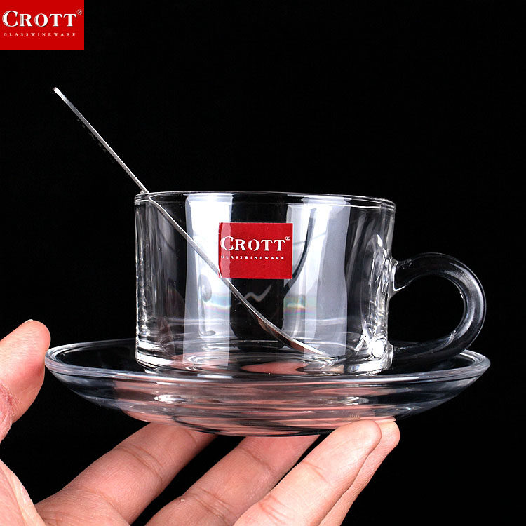 Buy Coffee Cup Continental Cup And Saucer Set Resistant Glass Cup