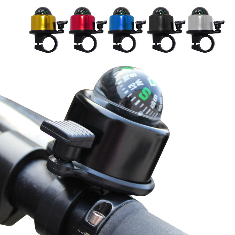 bicycle bell with compass