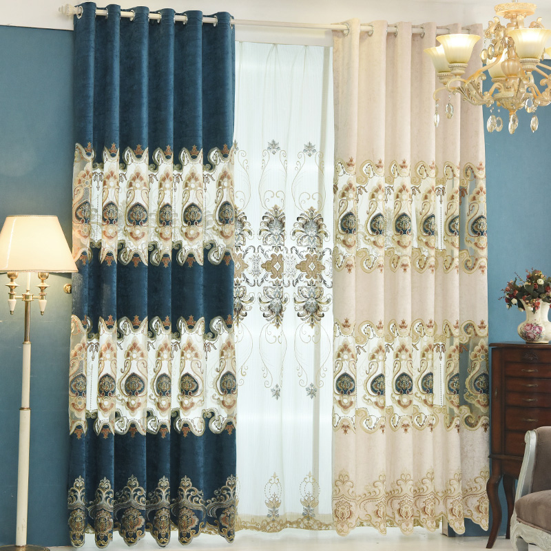 Continental Soluble Embroidery Custom Shade Cloth Insulation Continental Soluble Embroidery Custom Shade Cloth Insulation Bedroom Living Room Windows And Thick Curtains Finished Fairview Huadu In Price On