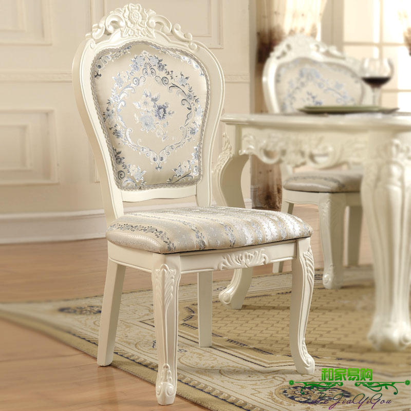 Buy French White Ivory Wood Dining Chair Club Chair Chair