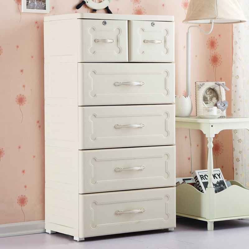 Buy Fuqiang Plastic Drawer Storage Cabinets Lockers Baby Simple