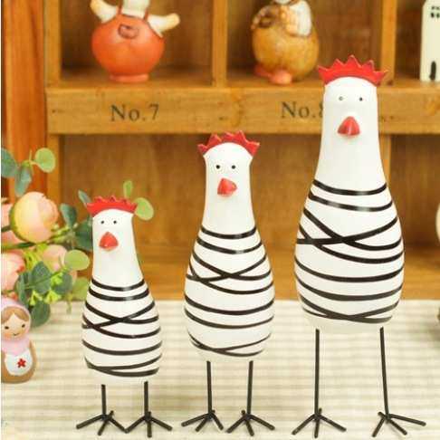 家居装饰品手工木质工艺品摆件彩绘木鸡摆件 套三i.,淘宝优惠券,粉丝福利购,淘宝优惠卷