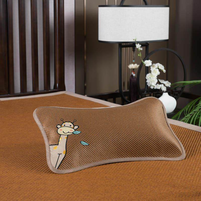 夏季午睡枕冰丝2025冰藤凉枕宝宝双面凉席枕头婴童荞麦枕幼儿园夏,淘宝优惠券,粉丝福利购,淘宝优惠卷