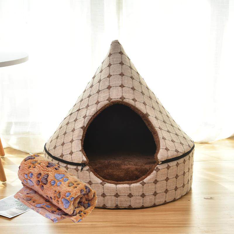 新款猫窝季通猫咪四床宠物床别墅封闭式狗窝可拆洗天保暖宠冬物用,淘宝优惠券,粉丝福利购,淘宝优惠卷