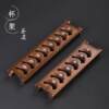 Tea set rack small cup rack table table table Chinese solid wood ancient shelf tea cup household storage placement rack