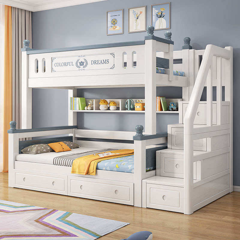 上下床全实木双层床高低床大人多功能小户型儿童上下铺木床子母床,淘宝优惠券,粉丝福利购,淘宝优惠卷