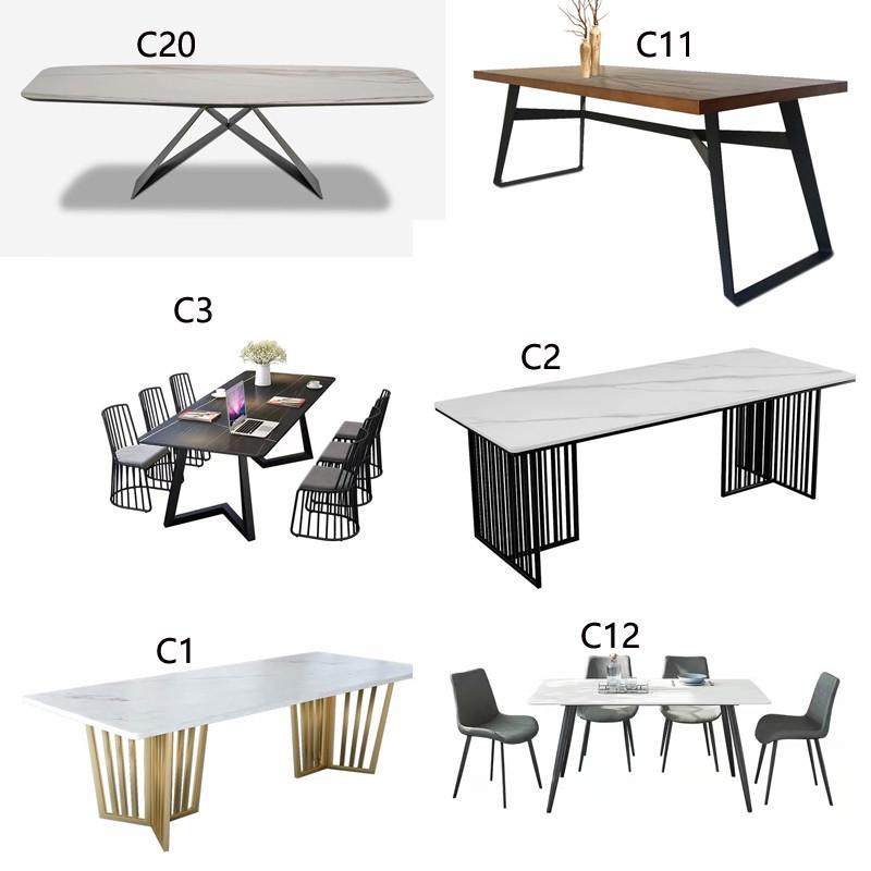 铁艺岩板桌腿支架实木办公桌架餐桌腿金属餐台脚桌子腿大理石桌脚,淘宝优惠券,粉丝福利购,淘宝优惠卷