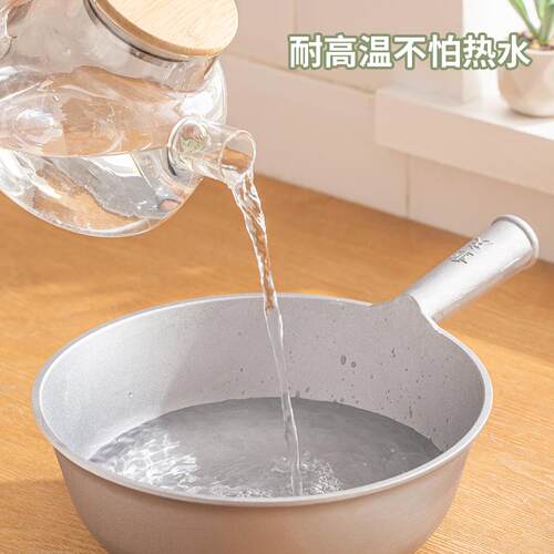 一体成型加厚农村老式铝制水瓢老款勺水瓢厨房舀水舀米家用水勺瓢 - 图1