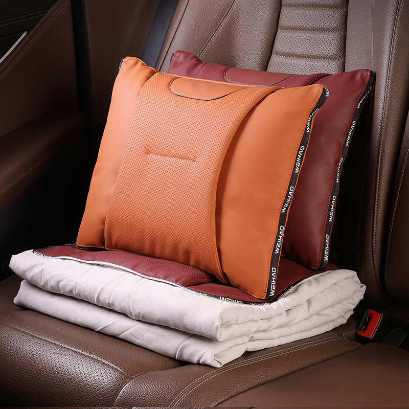 选汽配汽车腰靠套装高级感防寒保暖被子靠枕两用车内饰多功能绒毯,淘宝优惠券,粉丝福利购,淘宝优惠卷