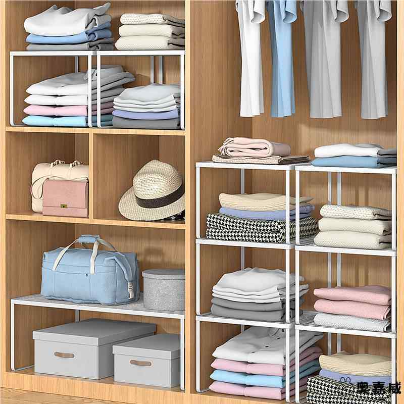 分层隔板收纳架子衣柜架分隔隔断分割铁艺柜子置物架衣橱柜内层架,淘宝优惠券,粉丝福利购,淘宝优惠卷