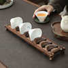 Tea set rack small cup rack table table table Chinese solid wood ancient shelf tea cup household storage placement rack