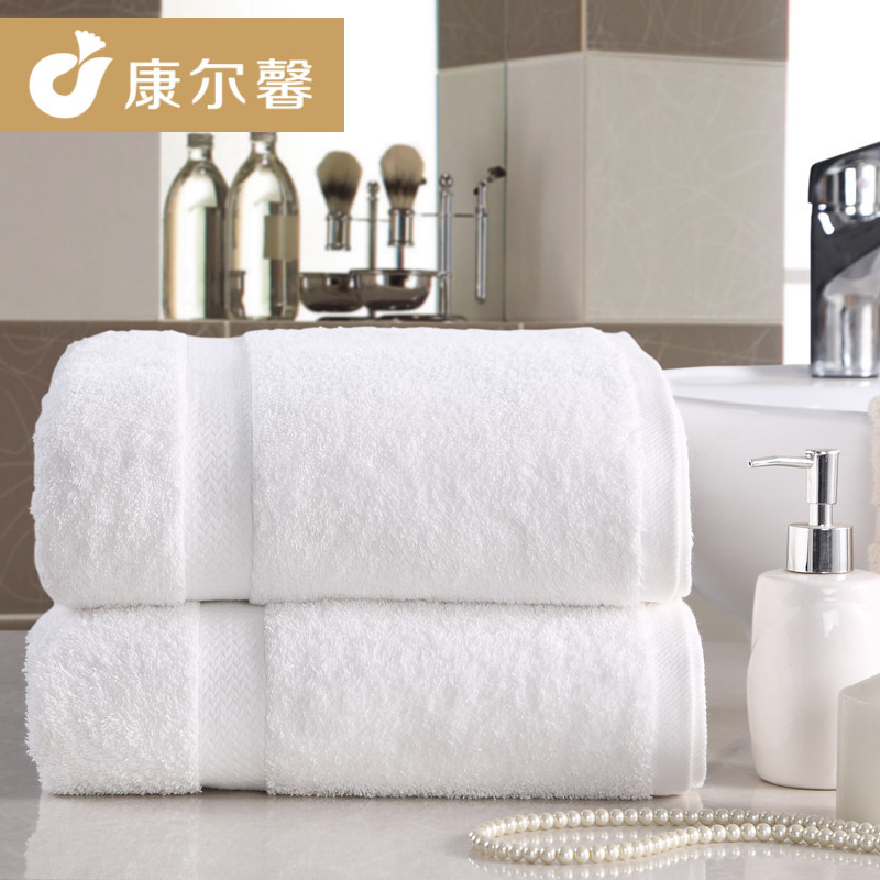 small white towels