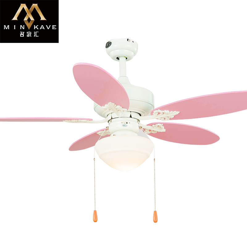 Mingjiahui 52 Inch Konoha Ceiling Fan 48 Ceiling Fan Light Modern Minimalist Single Child Fan Fan Lights Ceiling Fan With Light