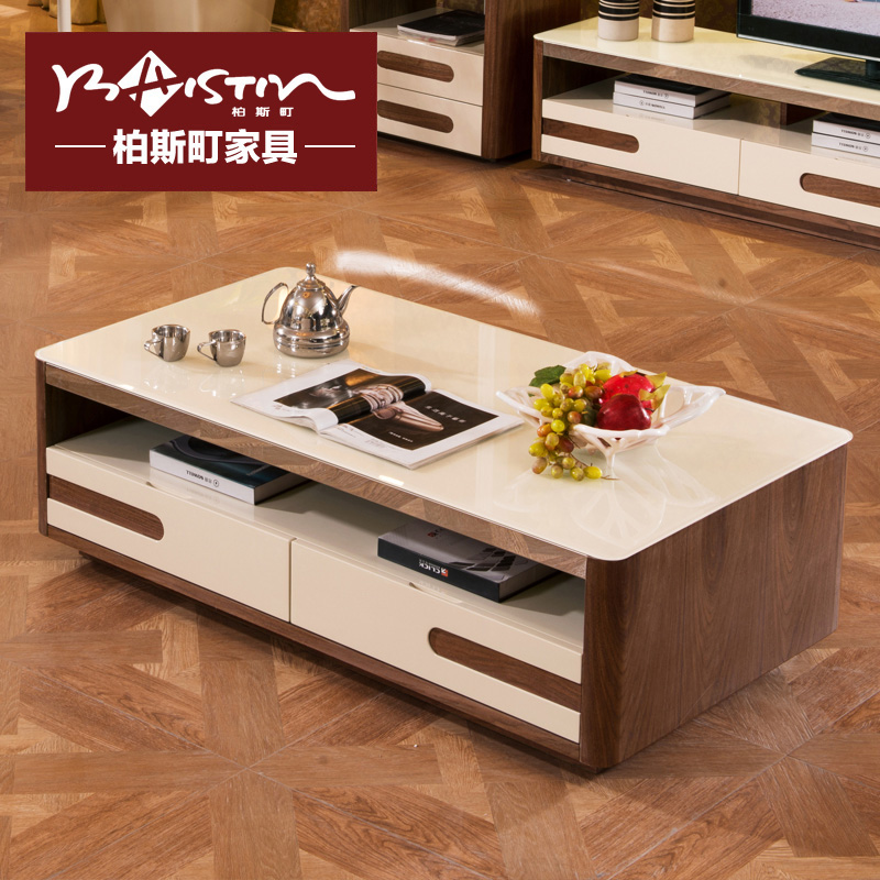 Perth Cho Ultrawhite Tempered Glass Coffee Table Living