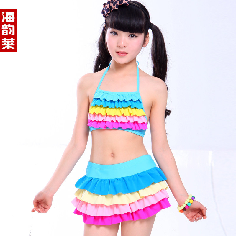girls bathing suit with skirt