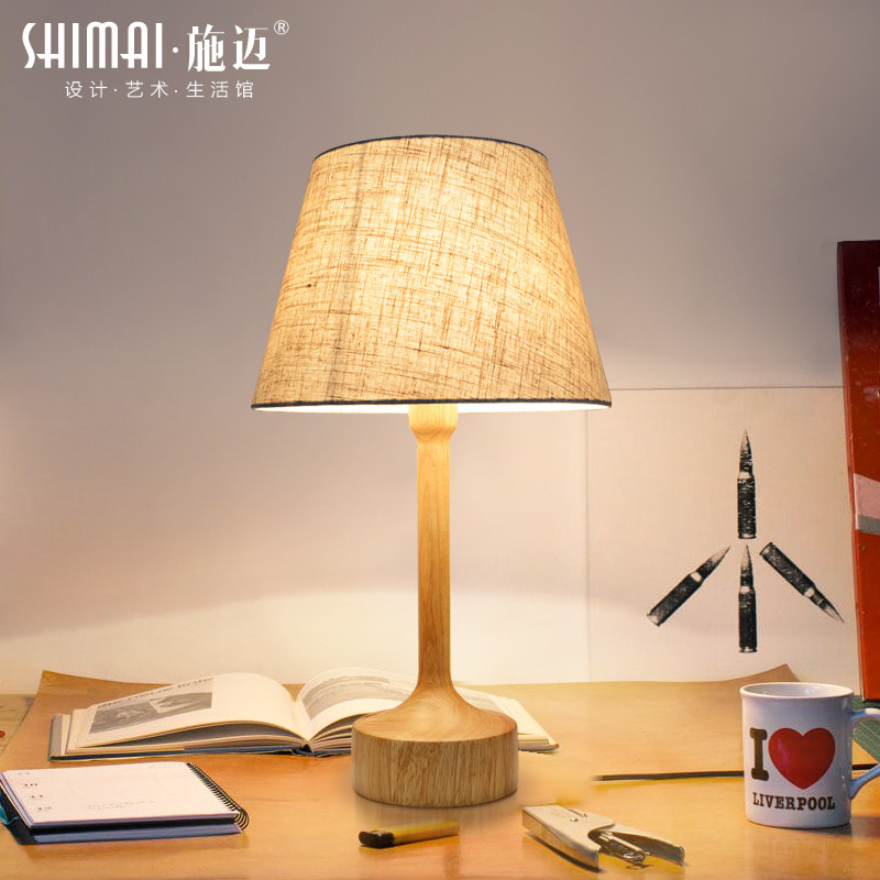 Buy Creative Small Table Lamp Vintage Wood Wooden Table Lamp Bedroom Bedside Lamps Nordic Ikea Modern Minimalist Personality In Cheap Price On M Alibaba Com