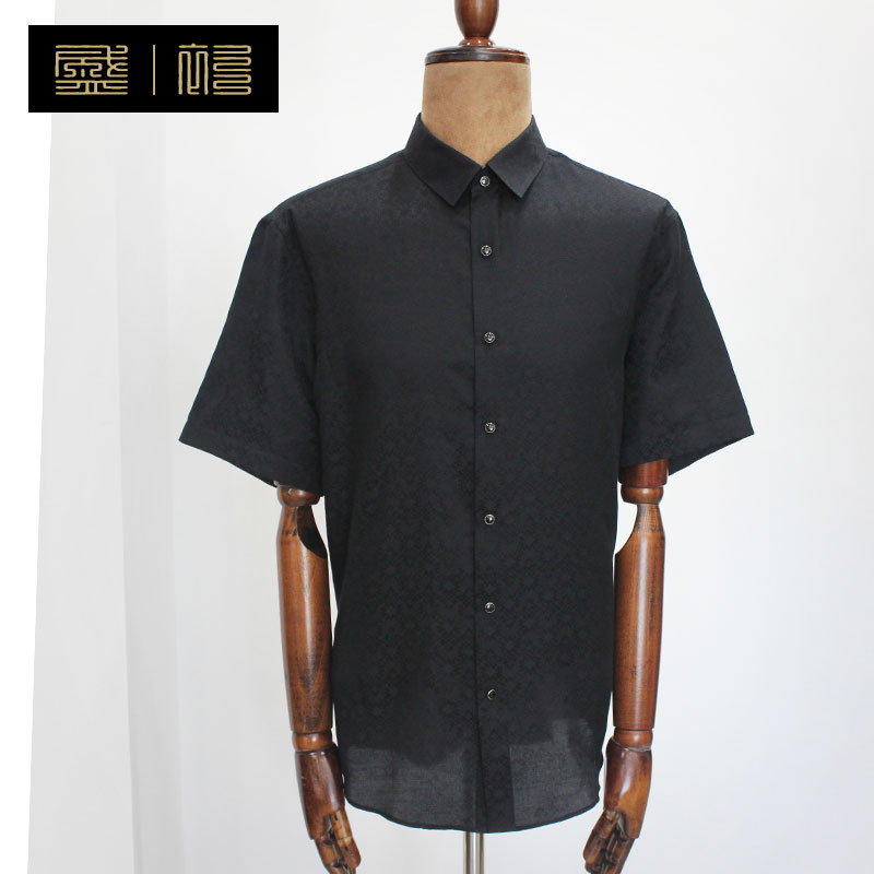 black satin dress shirt mens