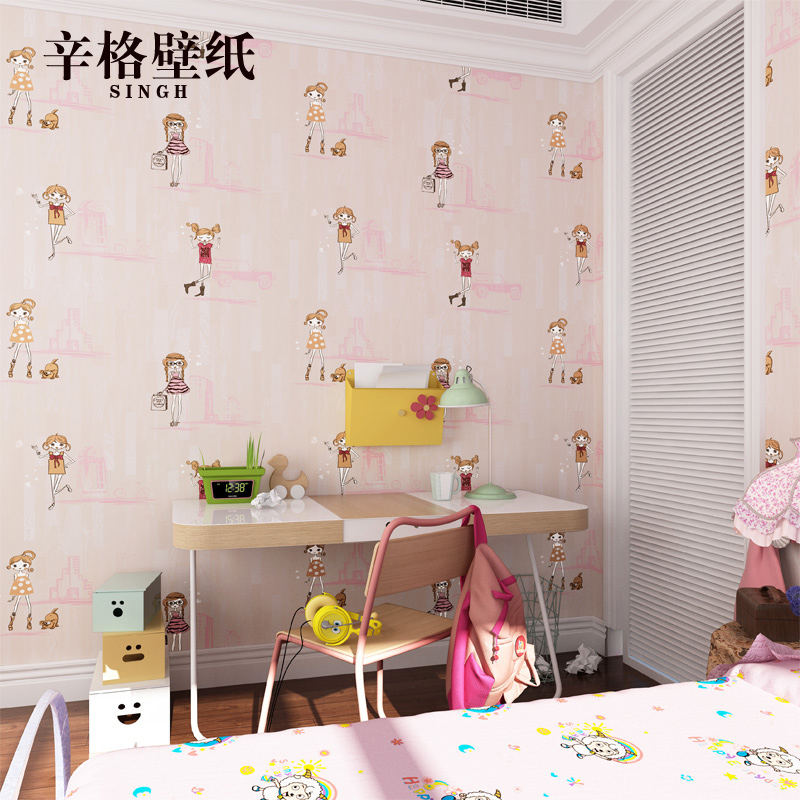 Buy Singh Wallpaper Bedroom Cozy Childrens Room Girl Pink