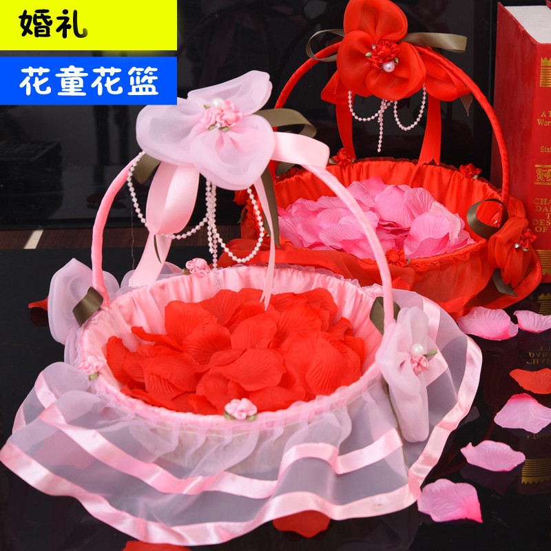 wedding baskets for flower petals