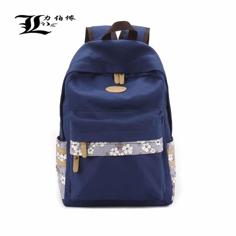 blue colour college bags