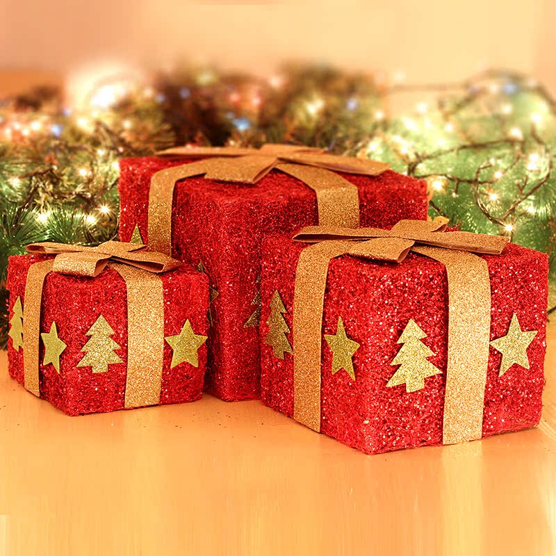 Buy Under The Christmas Tree Christmas Gift Box Exquisite Gift Box Scene Decoration Decorations Masi In Cheap Price On Alibaba Com