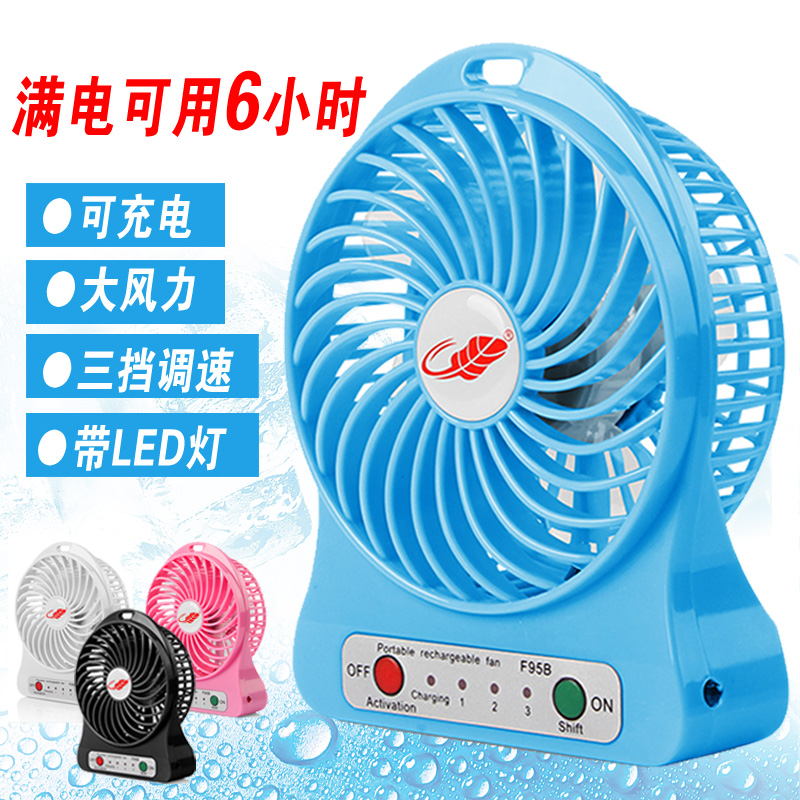 Jiu Si Color : E Portable USB Small Fan Mini Handheld Portable Mini Fan Student Dormitory Bed Mute Office Desktop Car Desktop Handle Small Fan Wind Green Light Cute USB Fan