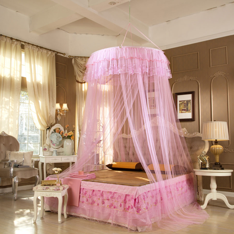 Yau Man Finnish Euclidian Encryption Contadino Round Top Ceiling Ceiling Nets Hanging Palace Princess Bed Nets Mantle Shipping