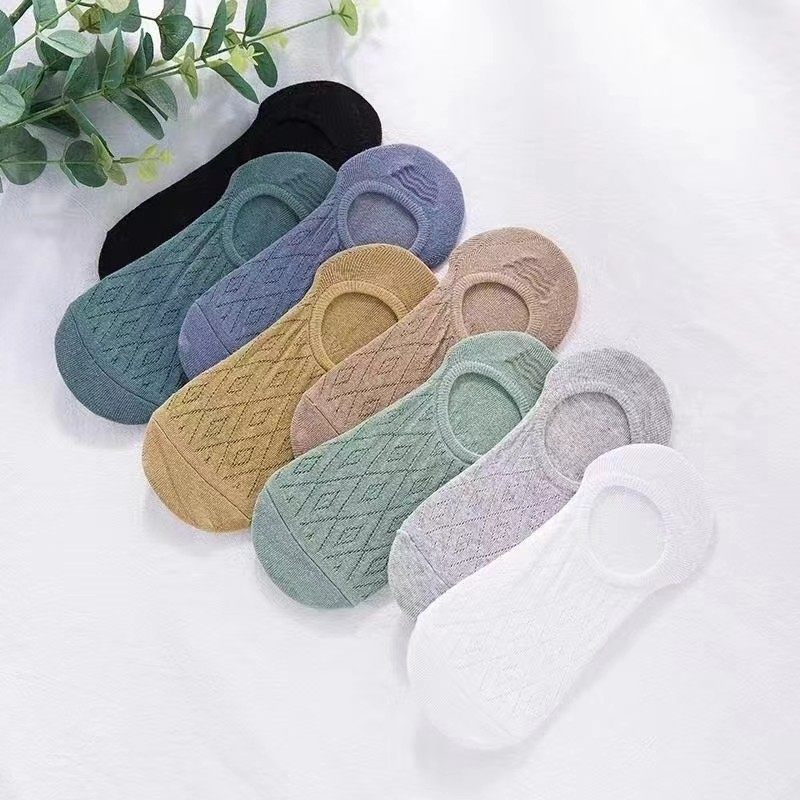 碳氢氧男女隐形船袜夏季镂空网眼空调袜散热透气十双装浅口袜拖,淘宝优惠券,粉丝福利购,淘宝优惠卷