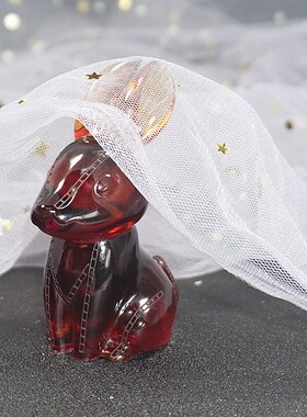 滴胶几何小熊模具可爱独角兽法斗梅花鹿立体摆台模具