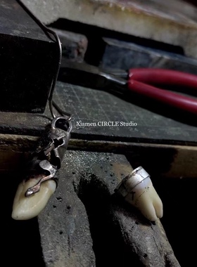 手工小众纯银项链设计定制