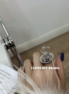 小众设计手工仪式感杯具英式复古茶壶茶杯有趣好玩戒指可调节指环