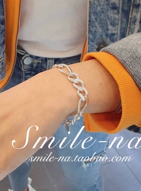 韩国东大门进口925ins重工链条