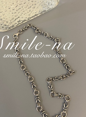 韩国进口小众设计925实心绳结