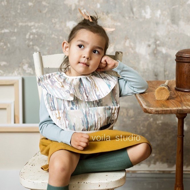 瑞典elodie ins定制围兜防水辅食反穿衣饭兜飞袖翅膀短袖罩衣圣诞,淘宝优惠券,粉丝福利购,淘宝优惠卷