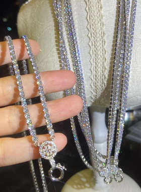 钻石项链仿真气质百搭通用扣头