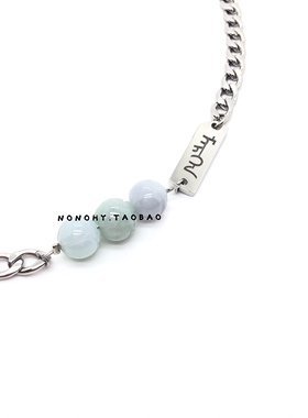 国潮新品结合玉石蒙古文莲花珠