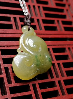 翡翠吉祥如意吊坠  项链挂坠