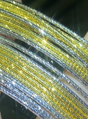 网红定制版意大利纯银闪闪软项圈