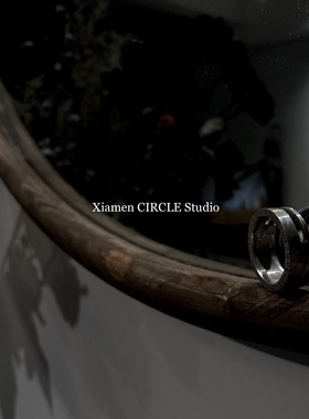 设计师品牌风线条银饰戒指定制