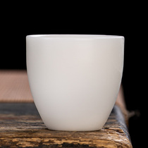 White Porcelain Single Cup Handmade Ceramic Cup With Shea Butter Jade Pint Tea Pure Tea Colour Cup L