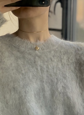 短头花同款颈链项链天鹅颈仙女