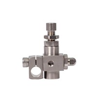 Plant Pin Stainless Steel Anti-Drip Siphon Sector Fine Mist Spray Head Two Fluid Air Atomization Warmed W Cooling Gas