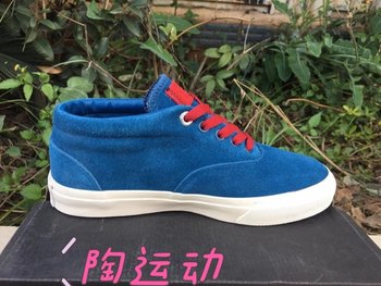 Tao Sports Converse counter inventory blue suede ເກີບກະໂປ່ງກາງ-ເທິງ 141419c