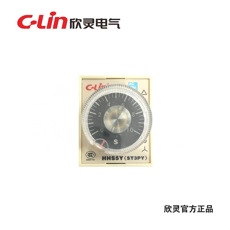 C-Lin欣灵 时间继电器HHS5Y/ST3PY 10S/30S/60S AC110V/AC220V - 图0