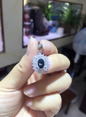 925银镀18K白金镶天然女双层围