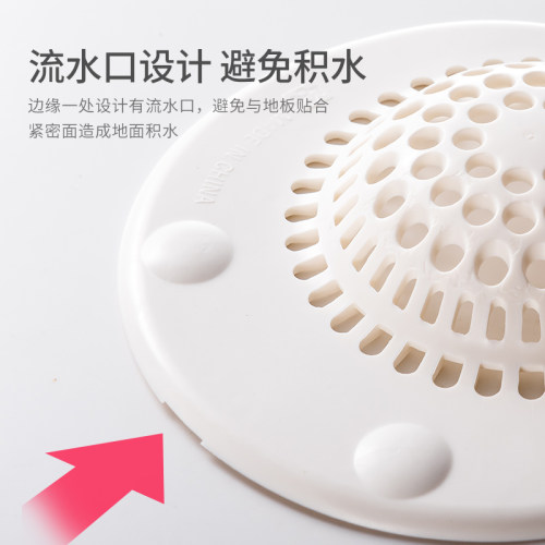 日本浴室毛发过滤网盖卫生间下水道过滤器厨房防堵塞漏水槽地漏贴 - 图2